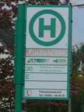 Haltestellenschild Fuchshöhle