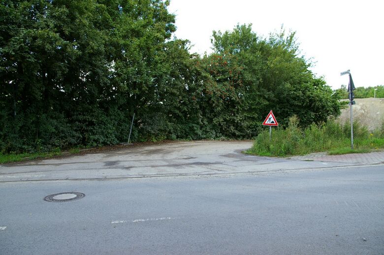 Einmündung Torksweg in die Lünener Straße vor dem Bau der Johannes-Rau-Straße