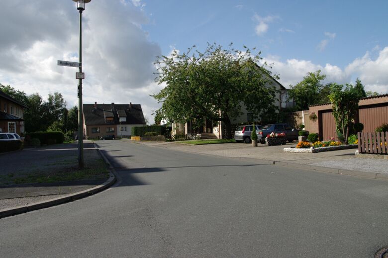 Scharpenwinkel von der Humburgstraße Richtung Rosenstraße