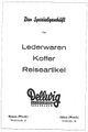 Werbeanzeige Lederwaren Dellwig aus dem Jahr 1951
