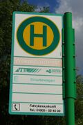 Haltestellenschild Wormhaidestraße
