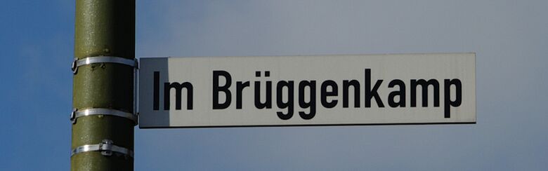 Straßenschild Im Brüggenkamp