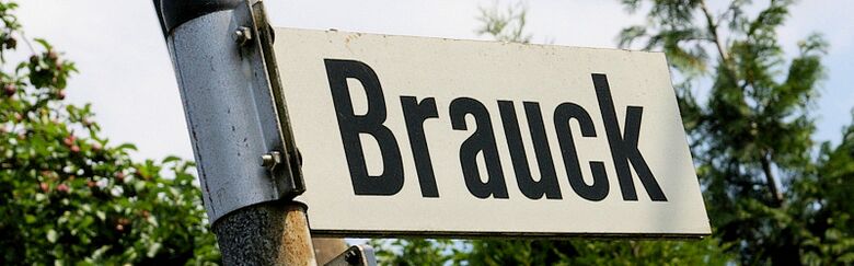 Straßenschild Brauck