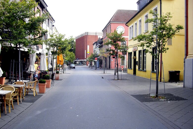 Südstraße Ecke Königstraße Richtung Ostenwall