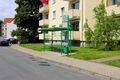 Haltestelle Geranienstraße Richtung Bahnhof