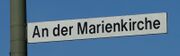 Strassenschild An der Marienkirche.jpg