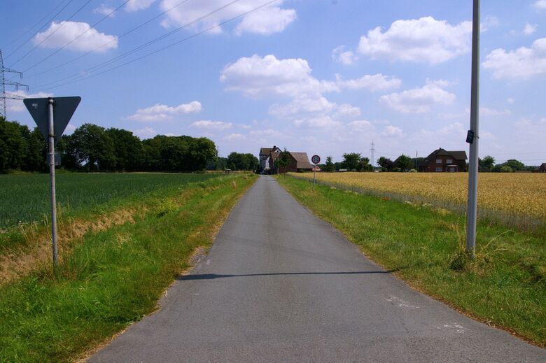 Am Holtkamp von der Kerstheider Straße aus