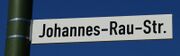 Strassenschild Johannes Rau Strasse.jpg