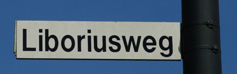 Straßenschild Liboriusweg