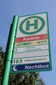 Haltestellenschild bis 2021