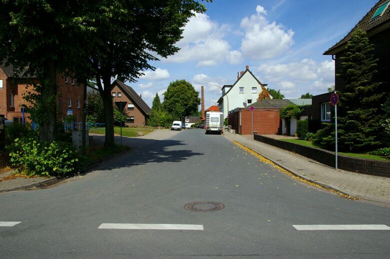 Pieperstraße vom Waterkamp aus