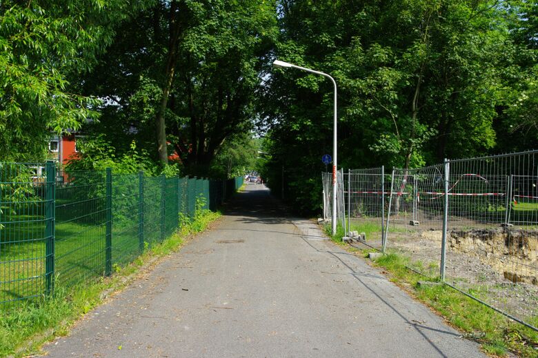 Schlägelstraße von der Hermann-Pünder-Straße aus