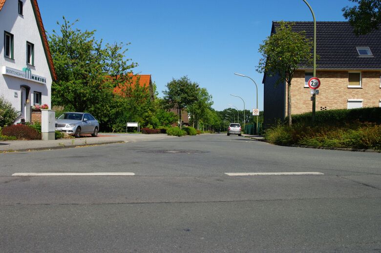 Wielandstraße von der Großen Werlstraße aus
